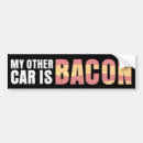 Search for bacon bumper stickers Pork