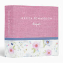 Search for floral avery binders Pink