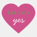 Recherche de il a dit oui autocollants Favoriser