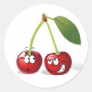 Search for cartoon fruit stickers Cherry