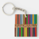 Recherche de crayon couleur porteclés Coloré