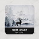 Recherche de renne noël cartes visite Hiver