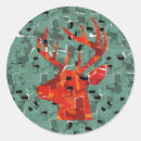 Search for deer silhouette stickers Antlers
