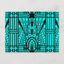 Search for turquoise and black postcards Geometric