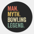 Recherche de bowling drôle autocollants Humour