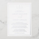 Recherche de monogramme h invitations Élégant