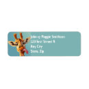 Search for stick on return address labels Animal