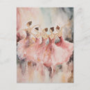Recherche de danseurs classiques cartes postales Vintage