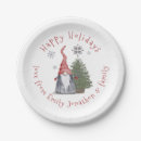 Search for christmas gnome paper plates Typography