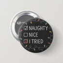 Search for naughty or nice buttons Merry