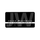 Search for text design return address labels Modern