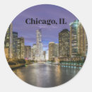 Recherche de chicago skyline autocollants Illinois