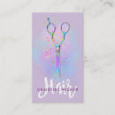 Search for lavender business cards Hairdresser