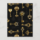 Recherche de clé antique cartes postales Steampunk