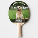Recherche de chien mignon raquettes ping pong Amusant