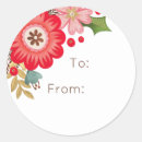 Search for red floral stickers Botanical