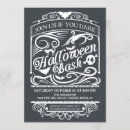 Search for chalkboard halloween invitations Black