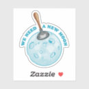Search for funny astronomy stickers Moon