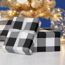 Search for black and white buffalo check wrapping paper Country