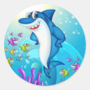 Search for happy shark stickers Adorable