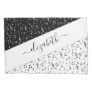 Search for music note pillowcases Black