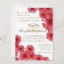 Search for red daisy invitations Country