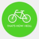 Recherche de vélo vert autocollants Cycliste