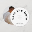 Search for circle save the dates Black and white