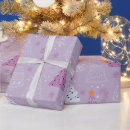 Search for purple snowflake wrapping paper Pattern
