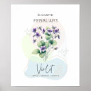Search for violet floral art February
