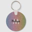 Search for faux glitter keychains Monogrammed