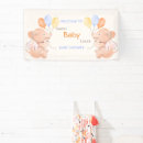 Search for gender reveal banners Baby shower welcome