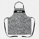 Search for black white leopard aprons Animal