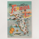 Search for florida map puzzles Vintage