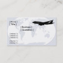 Search for transportation business cards Aircraft