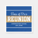 Search for blue and gold napkins College