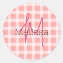 Recherche de tartan stickers Monogramme