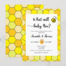 Search for bumble bee gender reveal invitations What will baby bee