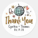 Search for music wedding stickers Retro