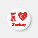 Recherche de drapeau turc magnets Blanc