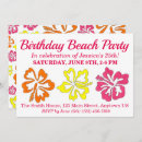 Recherche de fleurs hawaïennes invitations Hibiscus