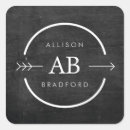 Search for cool monogrammed stickers Unique