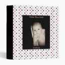 Search for baby book binders Polka dot