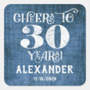 Search for thirty years stickers Cheers to 30 years