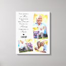 Search for memorial collage canvas prints Celebration of life