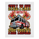 Recherche de camions pompiers posters Drôle