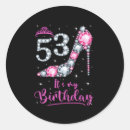 Search for high heel shoe birthday stickers Trendy footwear