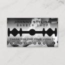 Search for razor blade business cards Professional
