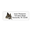 Search for brown animal return address labels Bird