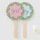 Search for baby shower hand fans Typography